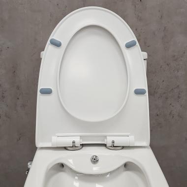 Унитаз Bloomix Lowe MT3101RSB/UF1 Ceramic+ моноблок безободковый с функцией биде и смесителем