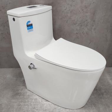 Унитаз Bloomix Lowe MT3101RSB/UF1 Ceramic+ моноблок безободковый с функцией биде и смесителем