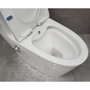 Унитаз Bloomix Lowe MT3101RSB/UF1 Ceramic+ моноблок безободковый с функцией биде и смесителем