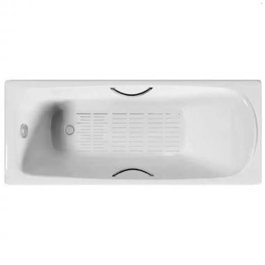 Ванна чугунная Bloomix Aifel 170x70 BLA177042-H-ANS с ручками и антискользящим покрытием