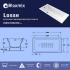 Ванна чугунная Bloomix Losse 160x70 BLS167045-H-ANS с ручками и антискользящим покрытием