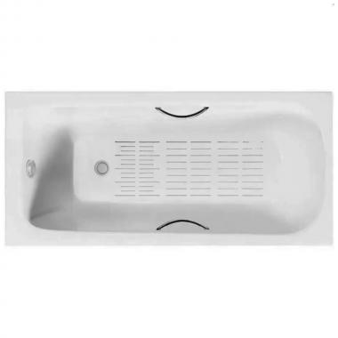 Ванна чугунная Bloomix Mini 130x70 BLM137040-H-ANS с ручками и антискользящим покрытием