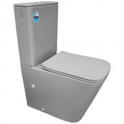 Унитаз Bloomix X-Cube 3.0 Grey AD3003MGT/UF1 Ceramic+ безободковый торнадо