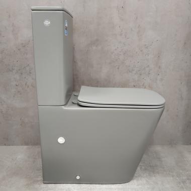 Унитаз Bloomix X-Cube 3.0 Grey AD3003MGT/UF1 Ceramic+ безободковый торнадо