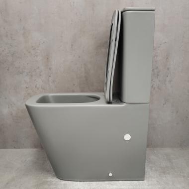 Унитаз Bloomix X-Cube 3.0 Grey AD3003MGT/UF1 Ceramic+ безободковый торнадо