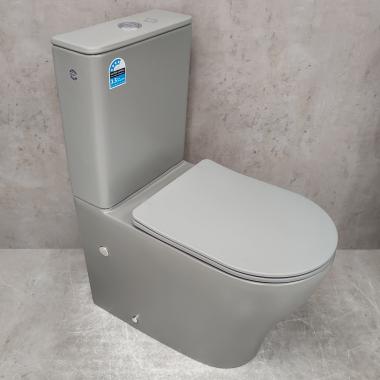 Унитаз Bloomix Barron 3.0 Grey AD3091MGT/UF1 Ceramic+ безободковый торнадо