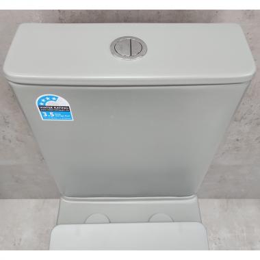 Унитаз Bloomix Barron 3.0 Grey AD3091MGT/UF1 Ceramic+ безободковый торнадо