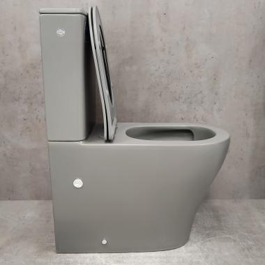 Унитаз Bloomix Barron 3.0 Grey AD3091MGT/UF1 Ceramic+ безободковый торнадо