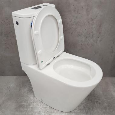 Унитаз Bloomix Lime 3.0 AD3055TVV/UF1 Ceramic+ безободковый торнадо вертикальный выпуск