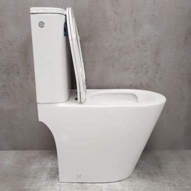 Унитаз Bloomix Lime 3.0 AD3055TVV/UF1 Ceramic+ безободковый торнадо вертикальный выпуск