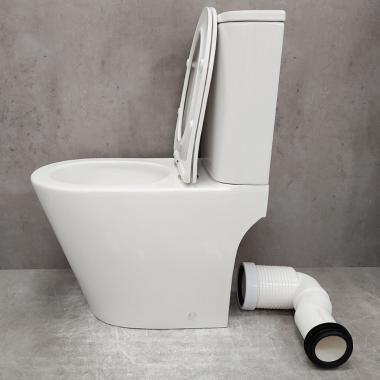 Унитаз Bloomix Lime 3.0 AD3055TVV/UF1 Ceramic+ безободковый торнадо вертикальный выпуск