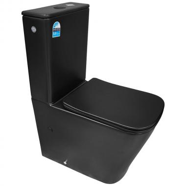 Унитаз Bloomix X-Cube 3.0 Black AD3003MBT/UF1 Ceramic+ безободковый торнадо