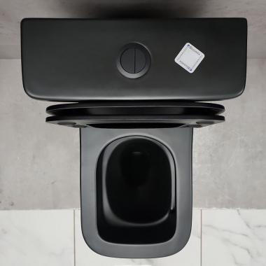 Унитаз Bloomix X-Cube 3.0 Black AD3003MBT/UF1 Ceramic+ безободковый торнадо