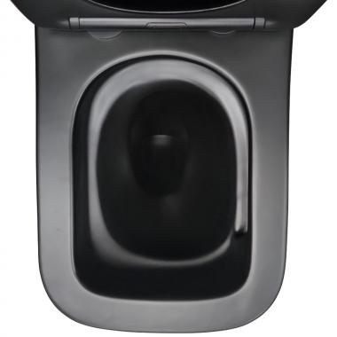 Унитаз Bloomix X-Cube 3.0 Black AD3003MBT/UF1 Ceramic+ безободковый торнадо