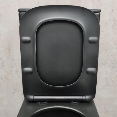 Унитаз Bloomix X-Cube 3.0 Black AD3003MBT/UF1 Ceramic+ безободковый торнадо