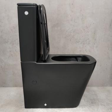 Унитаз Bloomix X-Cube 3.0 Black AD3003MBT/UF1 Ceramic+ безободковый торнадо