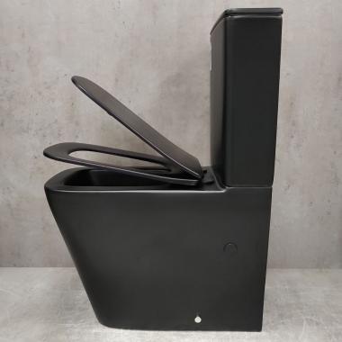 Унитаз Bloomix X-Cube 3.0 Black AD3003MBT/UF1 Ceramic+ безободковый торнадо