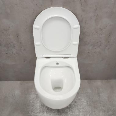 Унитаз подвесной Bloomix Diva MD1211SB/UF3 безободковый с функцией биде и смесителем