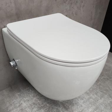 Инсталляция TECE 9400412 + унитаз Bloomix Diva MD1211SB/UF3 безободковый с функцией биде и смесителем