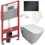 Инсталляция TECE 9400401-9240407 + унитаз Bloomix Arum 1303SB безободковый с функцией биде и смесителем