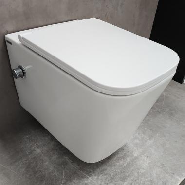 Инсталляция TECE 9400412 + унитаз Bloomix Arum 1303SB безободковый с функцией биде и смесителем