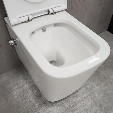 Инсталляция TECE 9400413 + унитаз Bloomix Arum 1303SB безободковый с функцией биде и смесителем