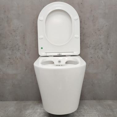 Инсталляция TECE 9400401-9240407 + унитаз Bloomix Enjoy AD1304SB Ceramic+ безободковый с функцией биде и смесителем