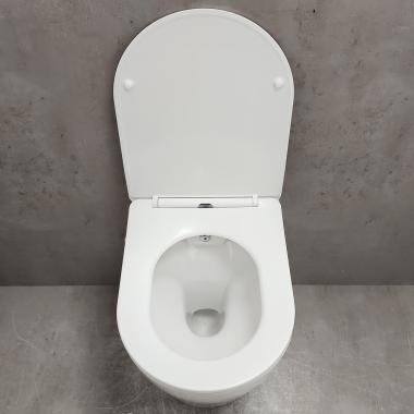 Инсталляция TECE 9400401-9240407 + унитаз Bloomix Enjoy AD1304SB Ceramic+ безободковый с функцией биде и смесителем