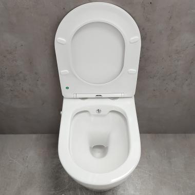 Инсталляция TECE 9400413 + унитаз Bloomix Enjoy AD1304SB Ceramic+ безободковый с функцией биде и смесителем