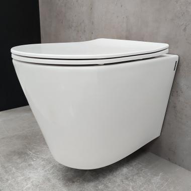 Инсталляция TECE 9400413 + унитаз Bloomix Enjoy AD1304SB Ceramic+ безободковый с функцией биде и смесителем