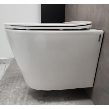 Инсталляция TECE 9400413 + унитаз Bloomix Enjoy AD1304SB Ceramic+ безободковый с функцией биде и смесителем