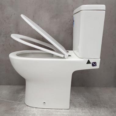 Унитаз Bloomix Access AD3124T/UF1 Ceramic+ безободковый торнадо