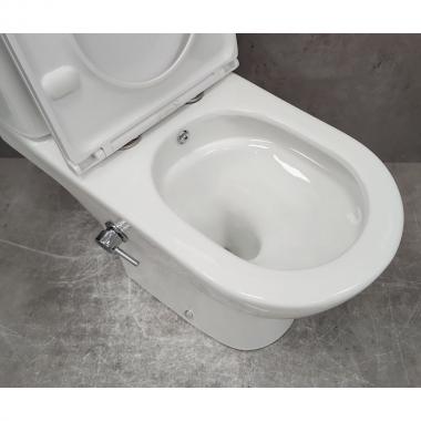 Унитаз Bloomix Access AD3124SBT/UF1 Ceramic+ безободковый торнадо с функцией биде и смесителем