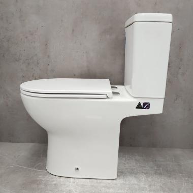 Унитаз Bloomix Access AD3124SBT/UF1 Ceramic+ безободковый торнадо с функцией биде и смесителем