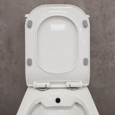 Унитаз Bloomix Elegant 1215SB bidet black безободковый с функцией биде и смесителем