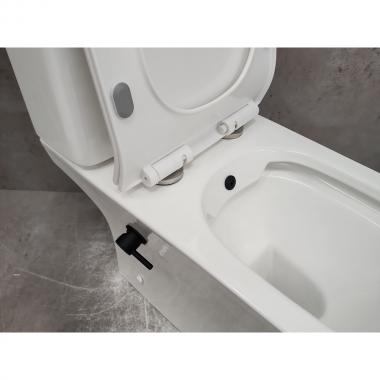 Унитаз Bloomix Elegant 1215SB bidet black безободковый с функцией биде и смесителем