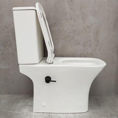Унитаз Bloomix Elegant 1215SB bidet black безободковый с функцией биде и смесителем