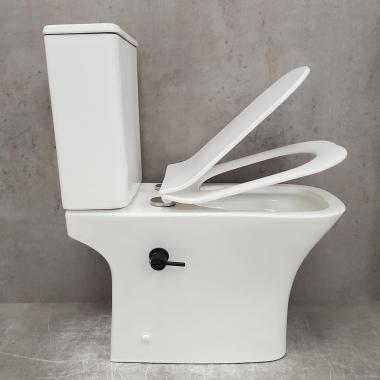 Унитаз Bloomix Elegant 1215SB bidet black безободковый с функцией биде и смесителем