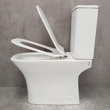 Унитаз Bloomix Elegant 1215SB bidet black безободковый с функцией биде и смесителем