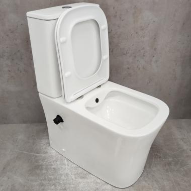 Унитаз Bloomix Magic 1218SB/UF1 bidet black безободковый с функцией биде и смесителем