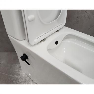 Унитаз Bloomix Magic 1218SB/UF1 bidet black безободковый с функцией биде и смесителем