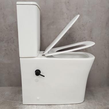 Унитаз Bloomix Magic 1218SB/UF1 bidet black безободковый с функцией биде и смесителем