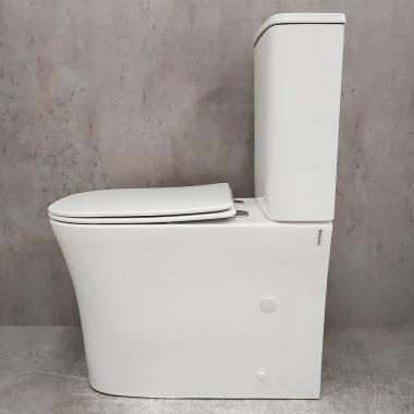 Унитаз Bloomix Magic 1218SB/UF1 bidet black безободковый с функцией биде и смесителем