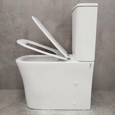 Унитаз Bloomix Magic 1218SB/UF1 bidet black безободковый с функцией биде и смесителем