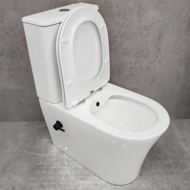 Унитаз Bloomix Alan 1219SB bidet black безободковый с функцией биде и смесителем