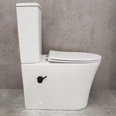 Унитаз Bloomix Alan 1219SB bidet black безободковый с функцией биде и смесителем