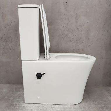 Унитаз Bloomix Alan 1219SB bidet black безободковый с функцией биде и смесителем