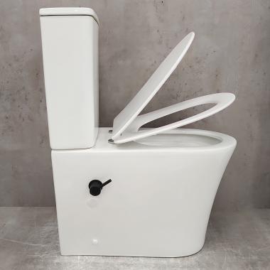 Унитаз Bloomix Alan 1219SB bidet black безободковый с функцией биде и смесителем