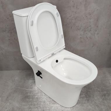 Унитаз Bloomix Bingo 1217SB bidet black безободковый с функцией биде и смесителем