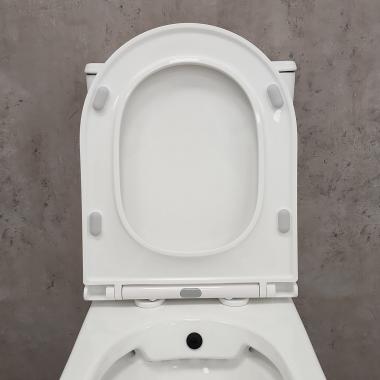 Унитаз Bloomix Bingo 1217SB bidet black безободковый с функцией биде и смесителем